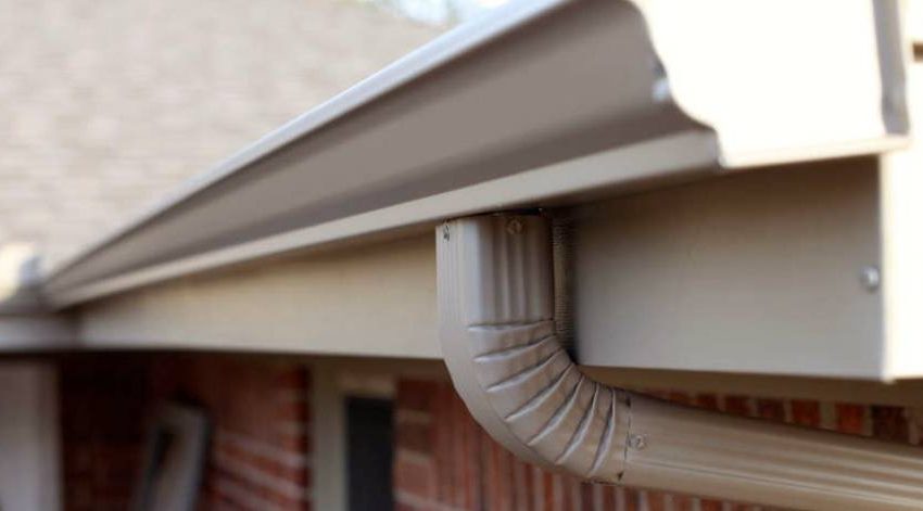 Curb Appeal with Rain Gutters